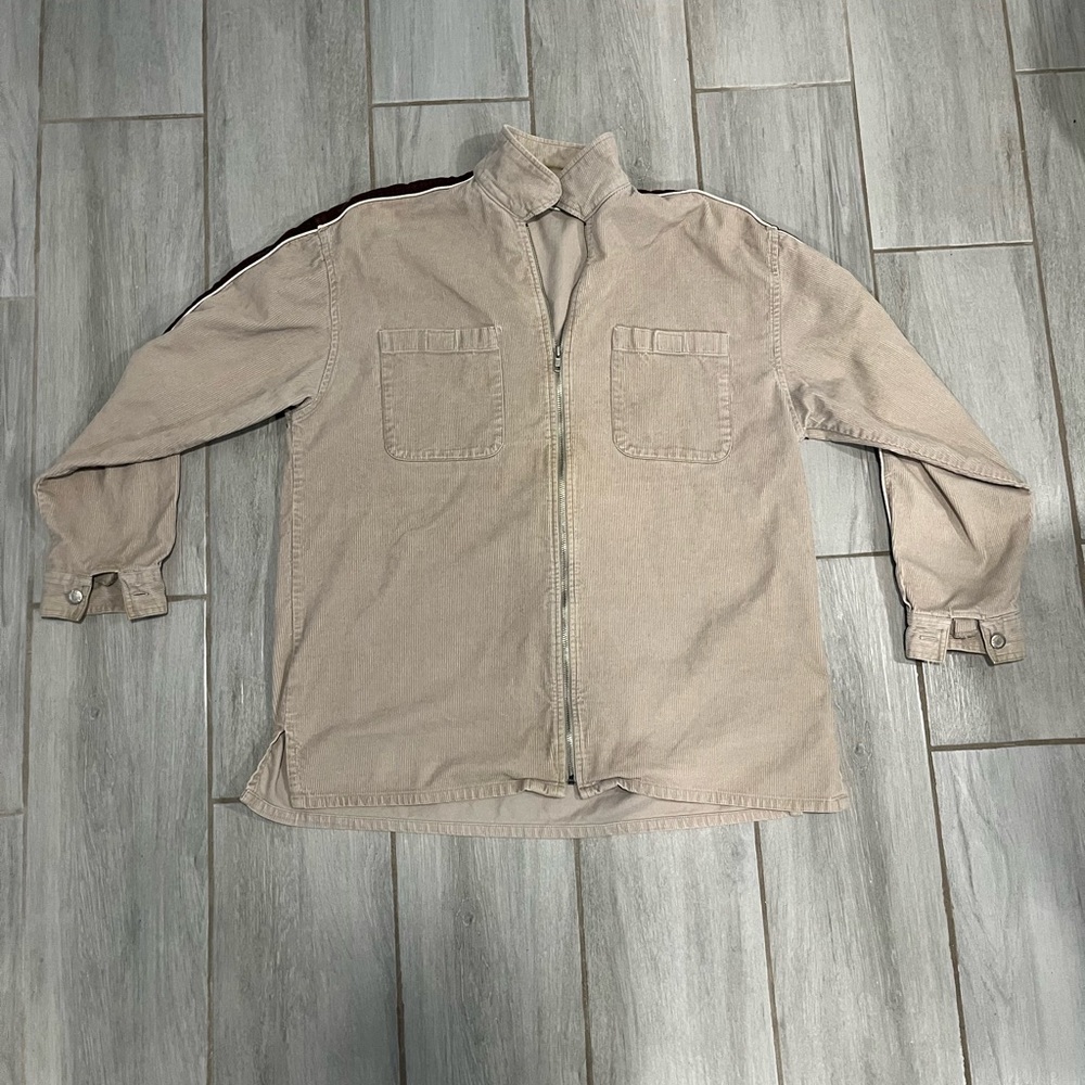 Tan Bugle Boy zip-up Corduroy Jacket